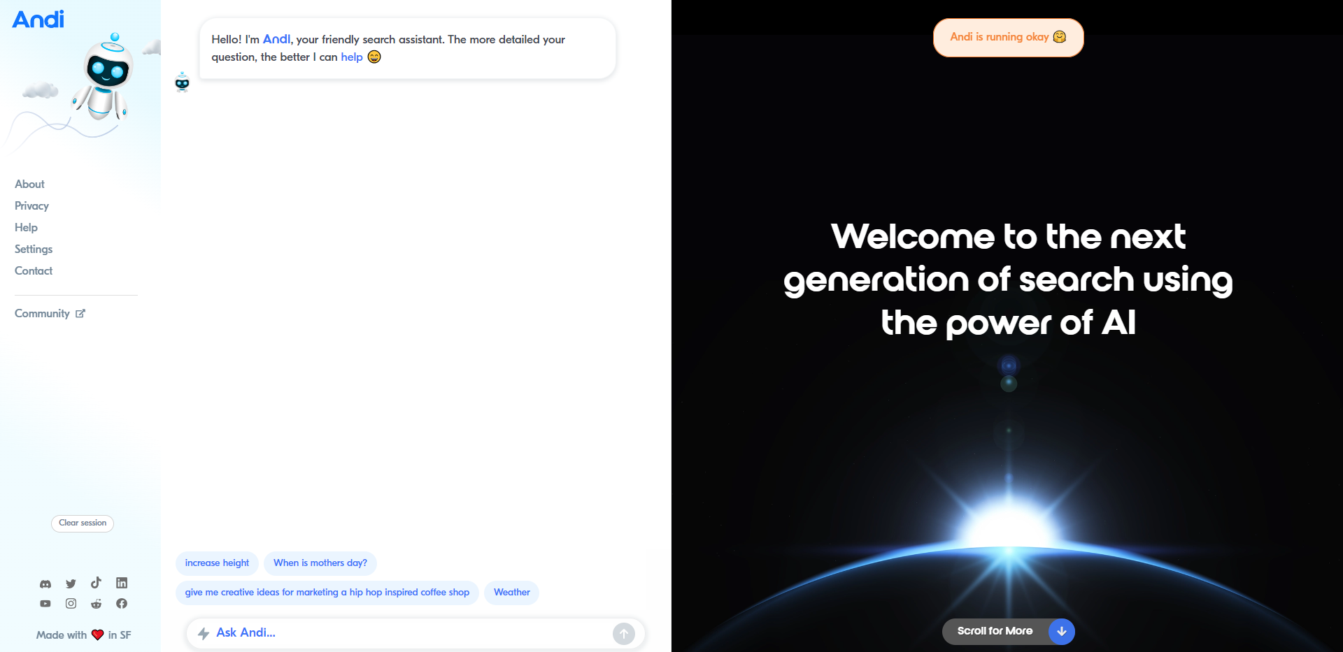 AI搜索聊天机器人如何使用?Andi教你在对话中获取准确搜索结果
