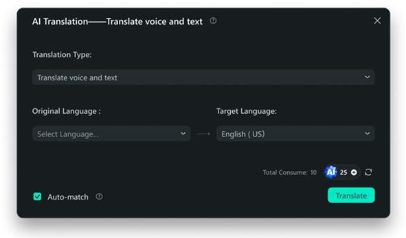 万兴科技旗下Wondershare Filmora推出AI视频翻译功能,赋能全球视频内容创作