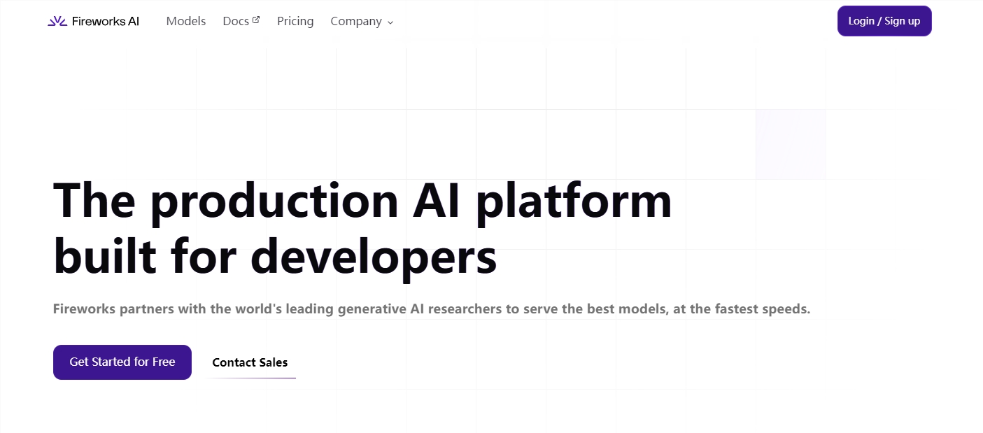 Fireworks.ai开源API助力生成式AI普及,任何开发者均可轻松集成