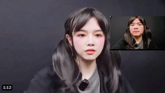 抠脚大汉秒变可爱萝莉,实时换脸神器DeepFaceLive引领直播新潮流