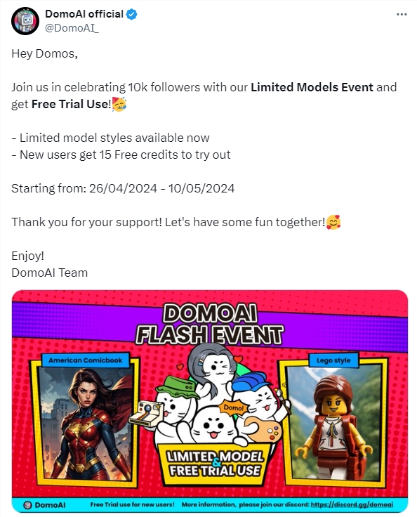 Domo AI再升级:新增四大风格,新用户免费试用15点,创意无限延伸