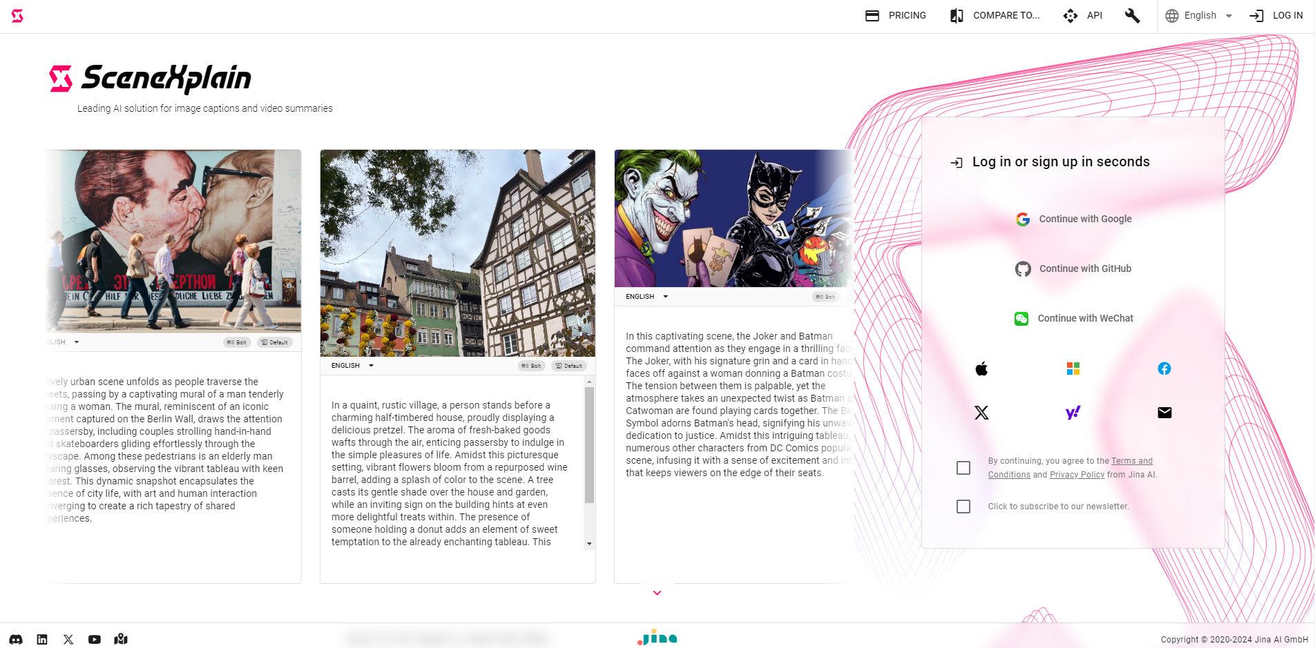 如何快速生成AI绘图提示词?SceneXplain:免费解锁图片描述新境界