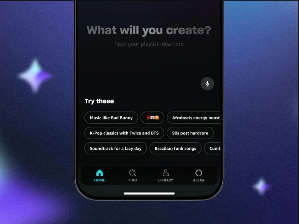 亚马逊Amazon Music开启AI生成歌单功能Maestro测试