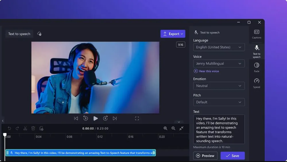 微软Clipchamp视频编辑工具全新AI功能上线:一键清除无声片段,提升视频编辑效率