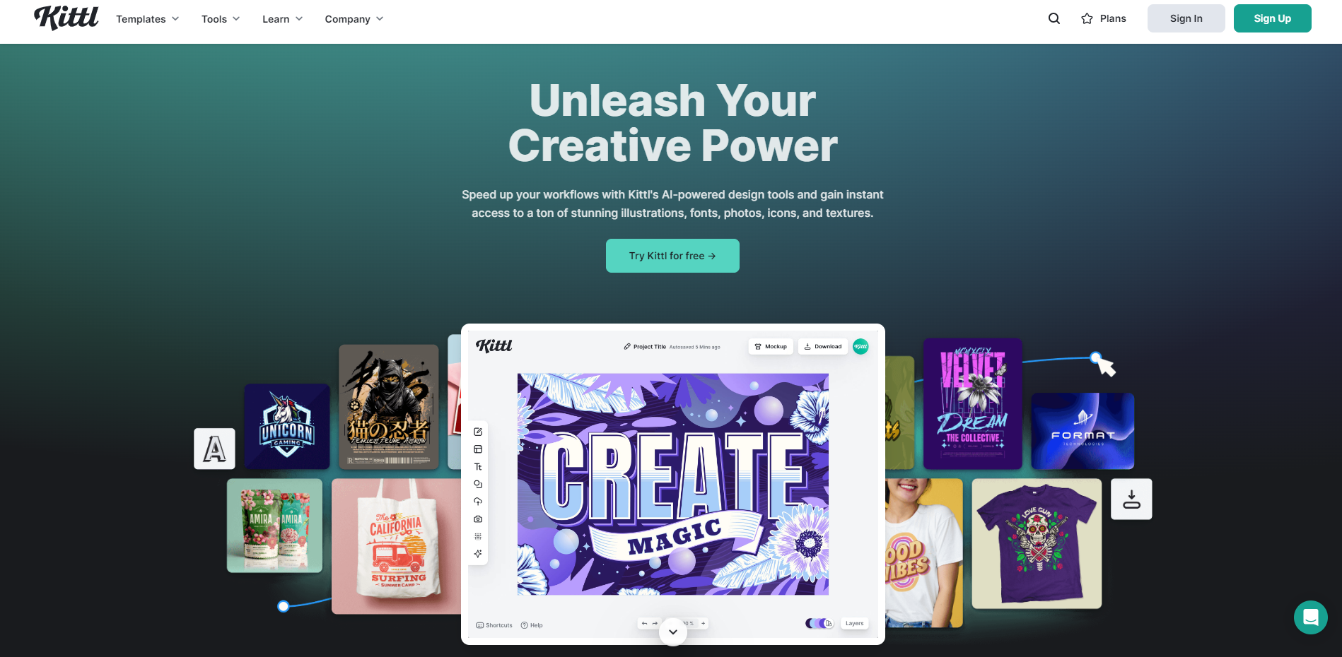 盘点几款超好用的AI设计工具!Kittl、Looka与Medialoot让创意无限延伸