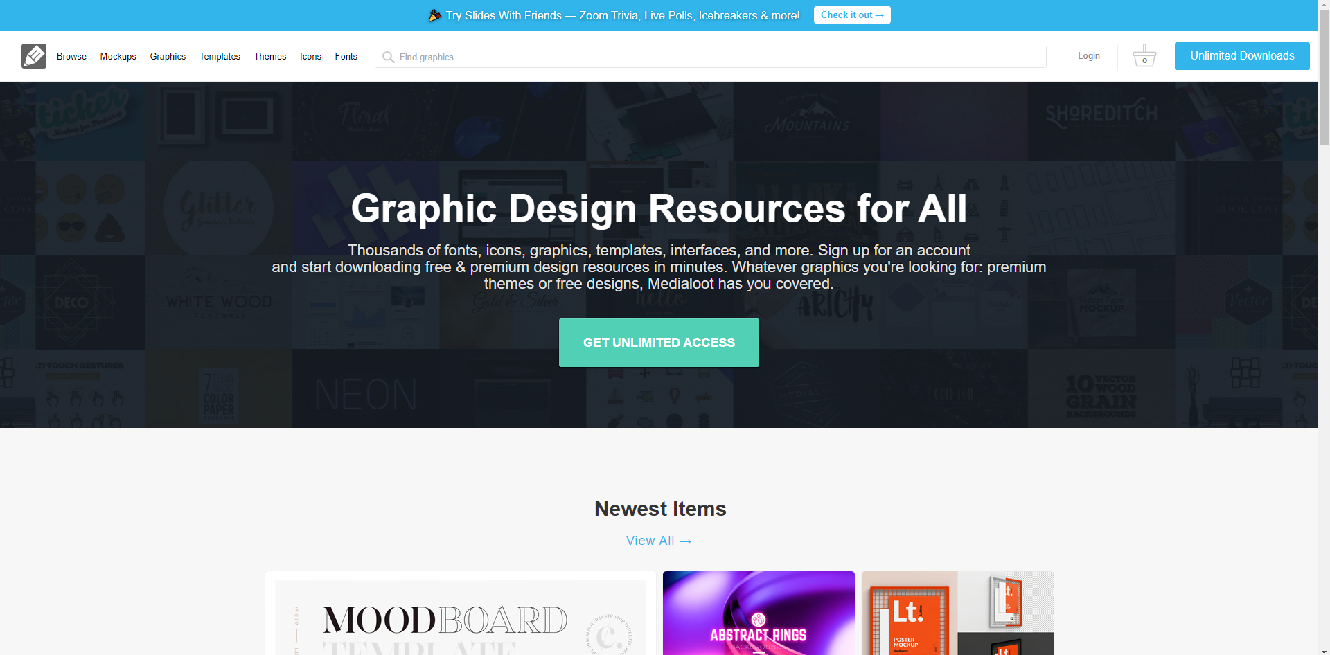 哪款AI设计工具好用?Medialoot:AI设计工具的免费宝库