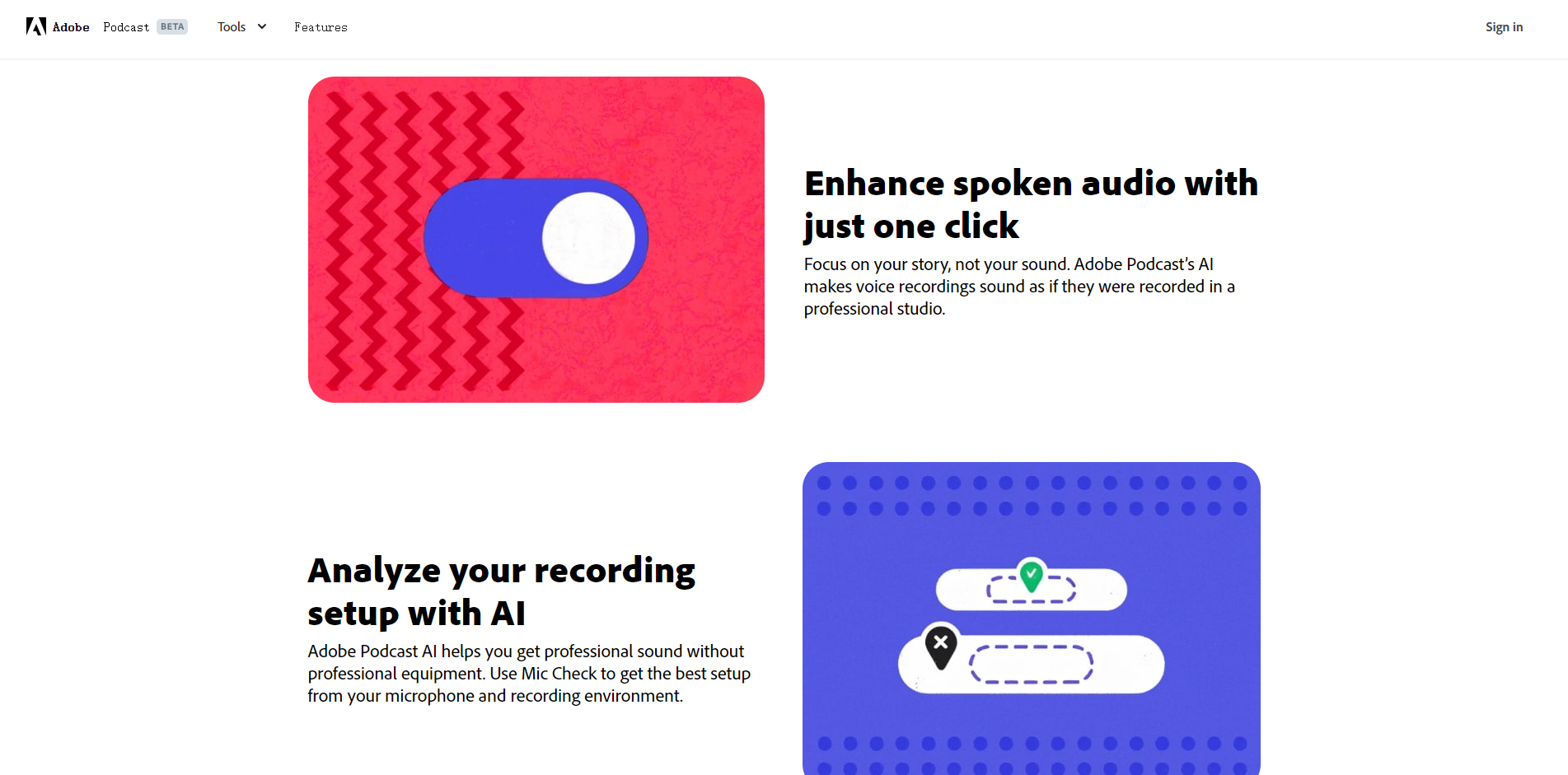 如何用AI进行语音降噪?Adobe Podcast:免费在线AI音频录制与编辑的利器