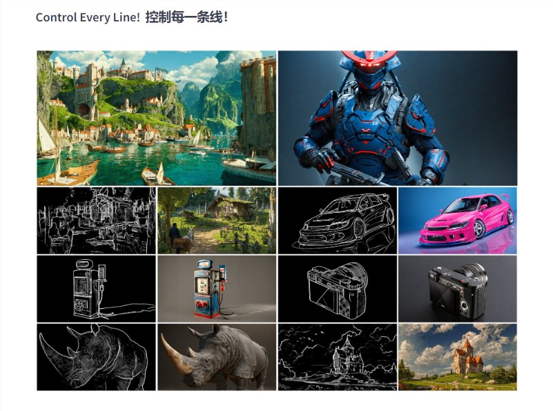 SDXL ControlNet新模型MistoLine震撼发布,赋能线条艺术品创作新纪元