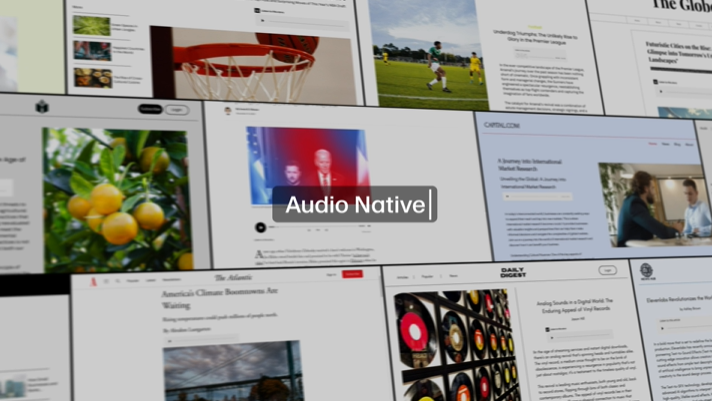 ElevenLabs发布Audio Native,一键将网页内容变为播客新体验