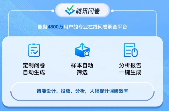 腾讯问卷引领行业革新:全流程AI解决方案携手腾讯混元大模型上线