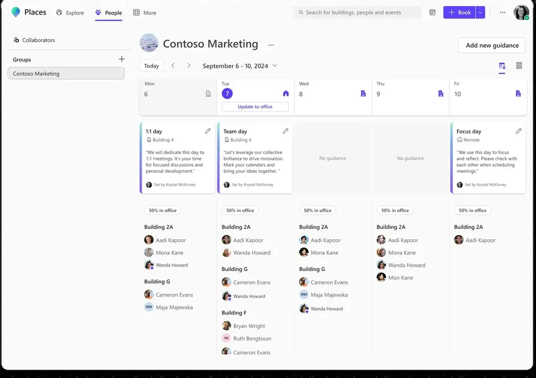 微软新推Places应用:AI引领团队高效利用办公室空间新篇章