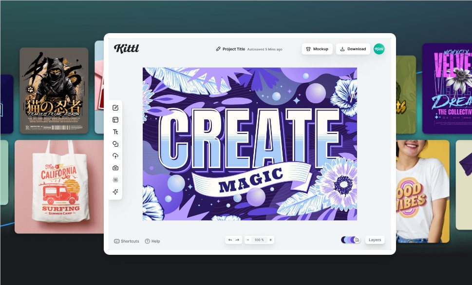 Kittl设计平台引领潮流,文字提示即生成专业设计元素
