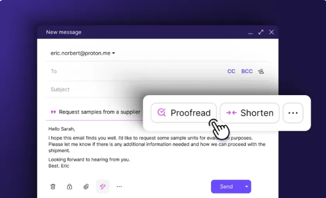 Proton Mail革新隐私保护,推出AI写作助手Scribe,引领智能写作新风尚