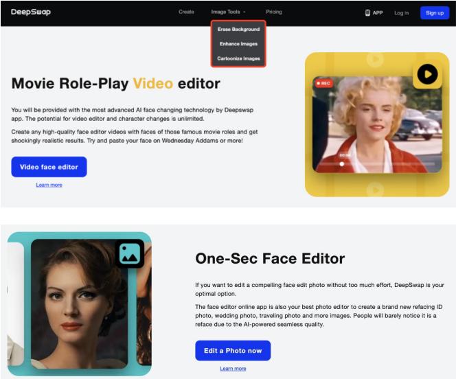 如何用AI进行影像编辑?DeepSwap:一键快速生成无限创意
