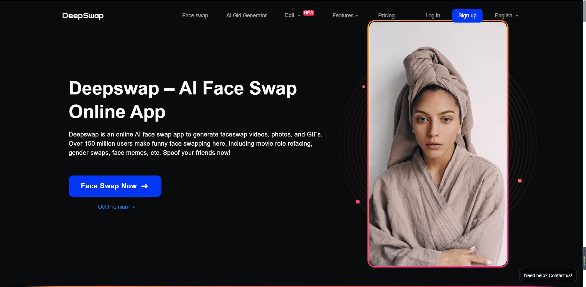 如何用AI进行影像编辑?DeepSwap:一键快速生成无限创意