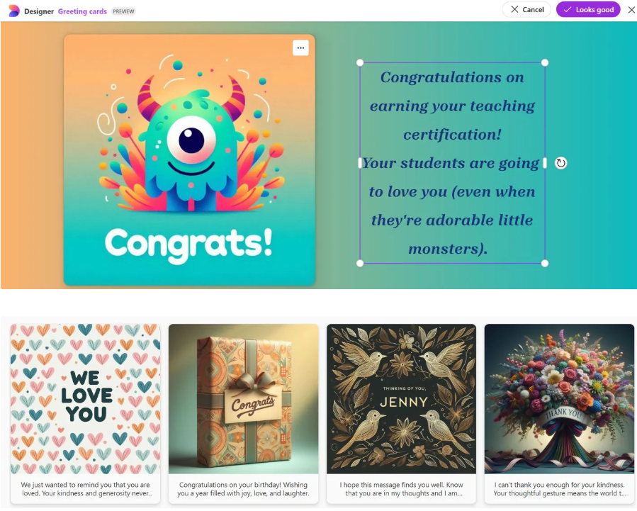 微软Designer再升级,个性化贺卡功能引领设计新风尚