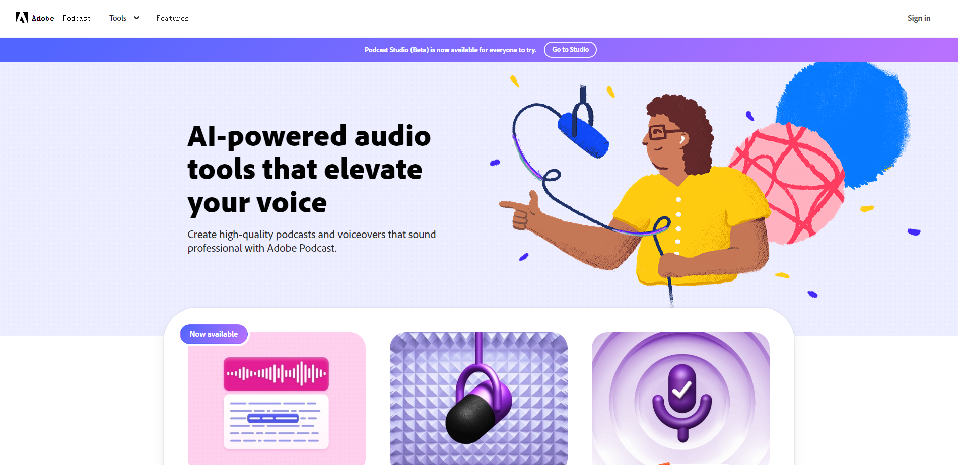 如何在线AI音频增强?Adobe Podcast:免费解锁高质量播客创作新纪元